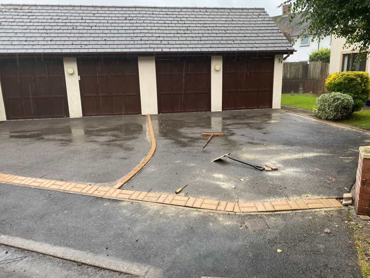 This is a photo of a resin driveway installed in Canterbury, Kent by Canterbury Resin Driveways