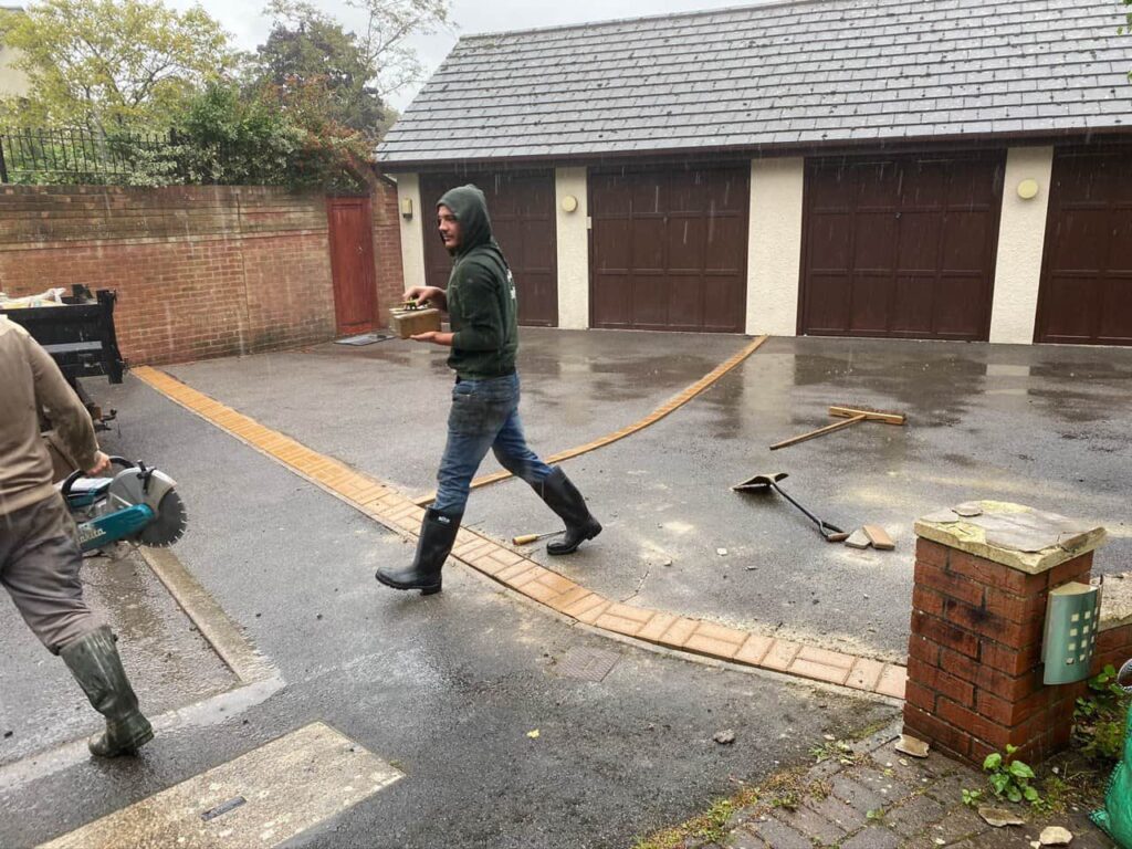 This is a photo of a resin driveway installed in Canterbury, Kent by Canterbury Resin Driveways