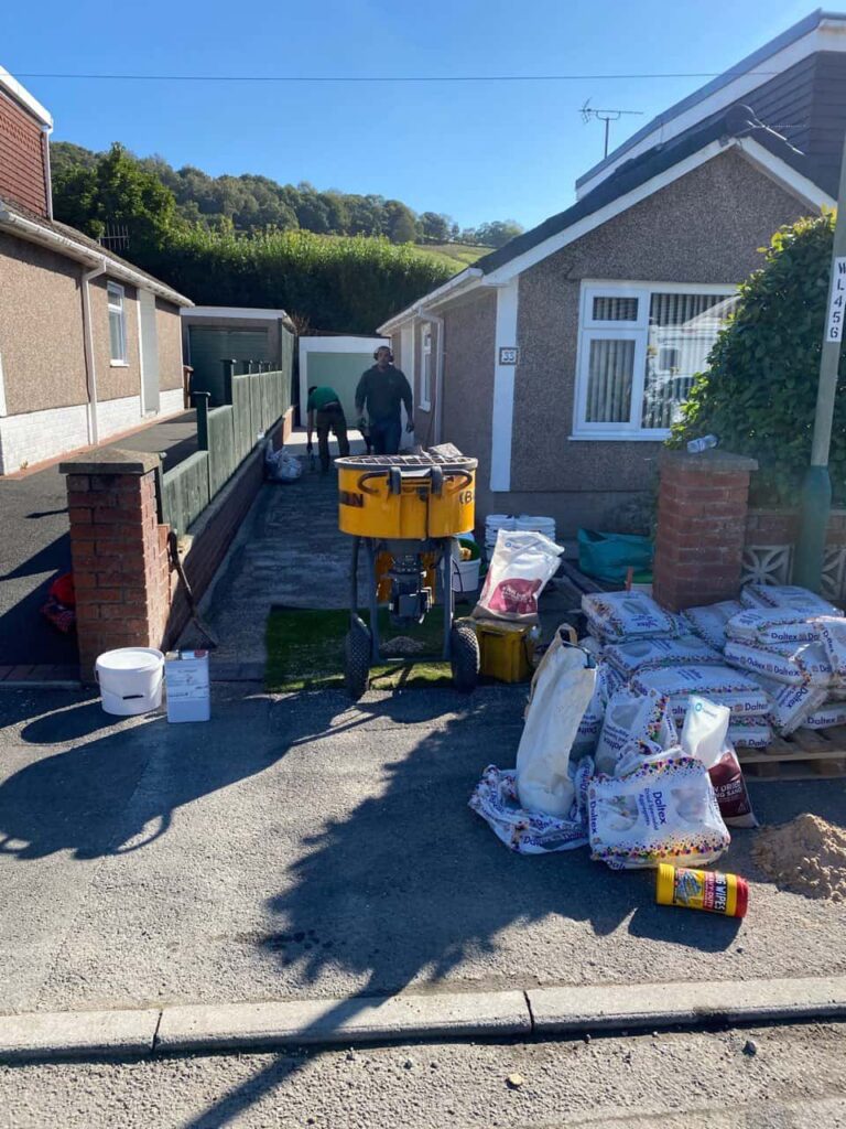 This is a photo of a resin path installed in Canterbury, Kent by Canterbury Resin Driveways