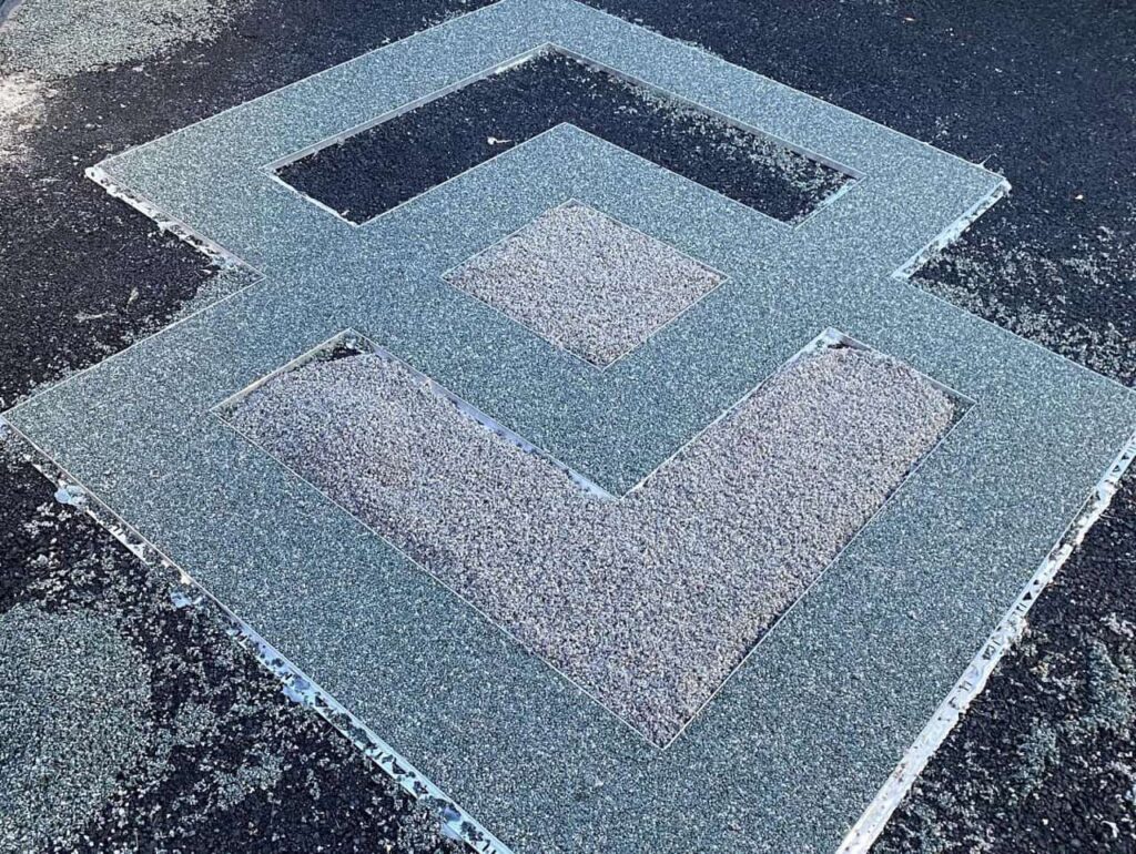 This is a photo of a gravel driveway installed in Canterbury, Kent by Canterbury Resin Driveways